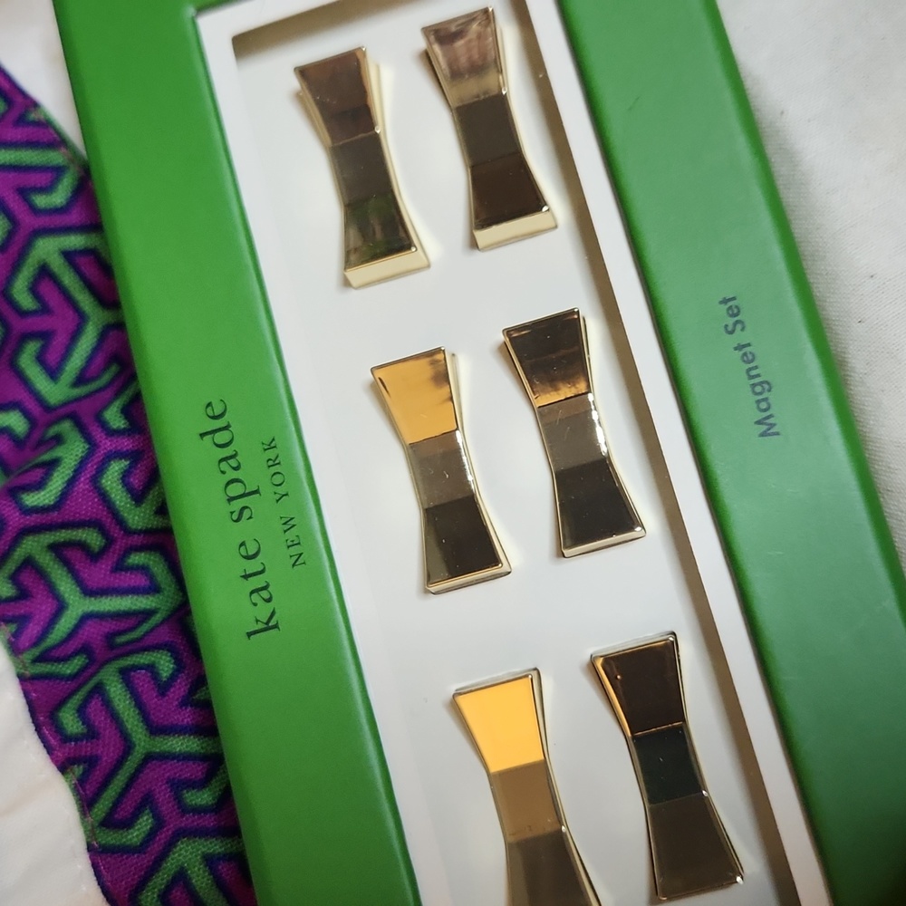 NWT Kate Spade New York Bow Lovely Magnets - Picture 2 of 3